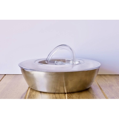 DTemper 1,65L Stainless Steel Bowl with Lid