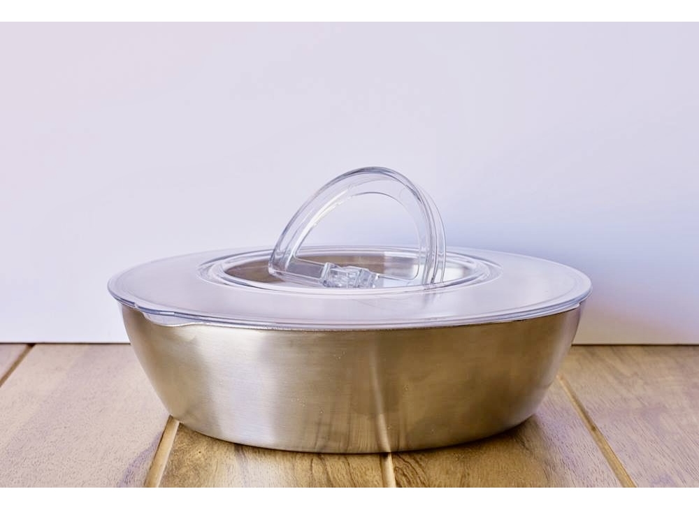 DTemper 1,65L Stainless Steel Bowl with Lid