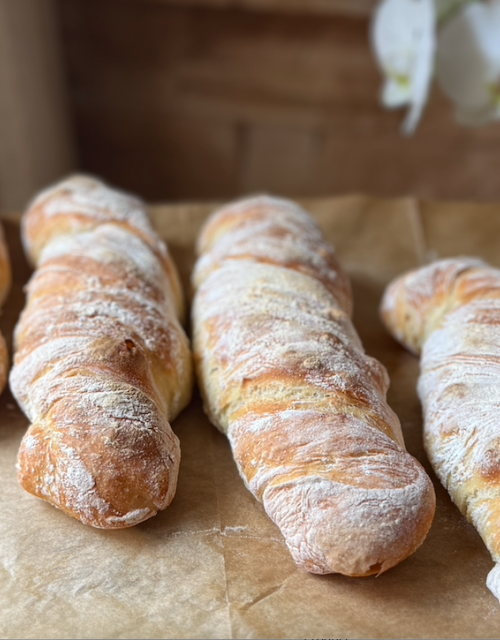 Rustic Ciabatta Bread with Olives